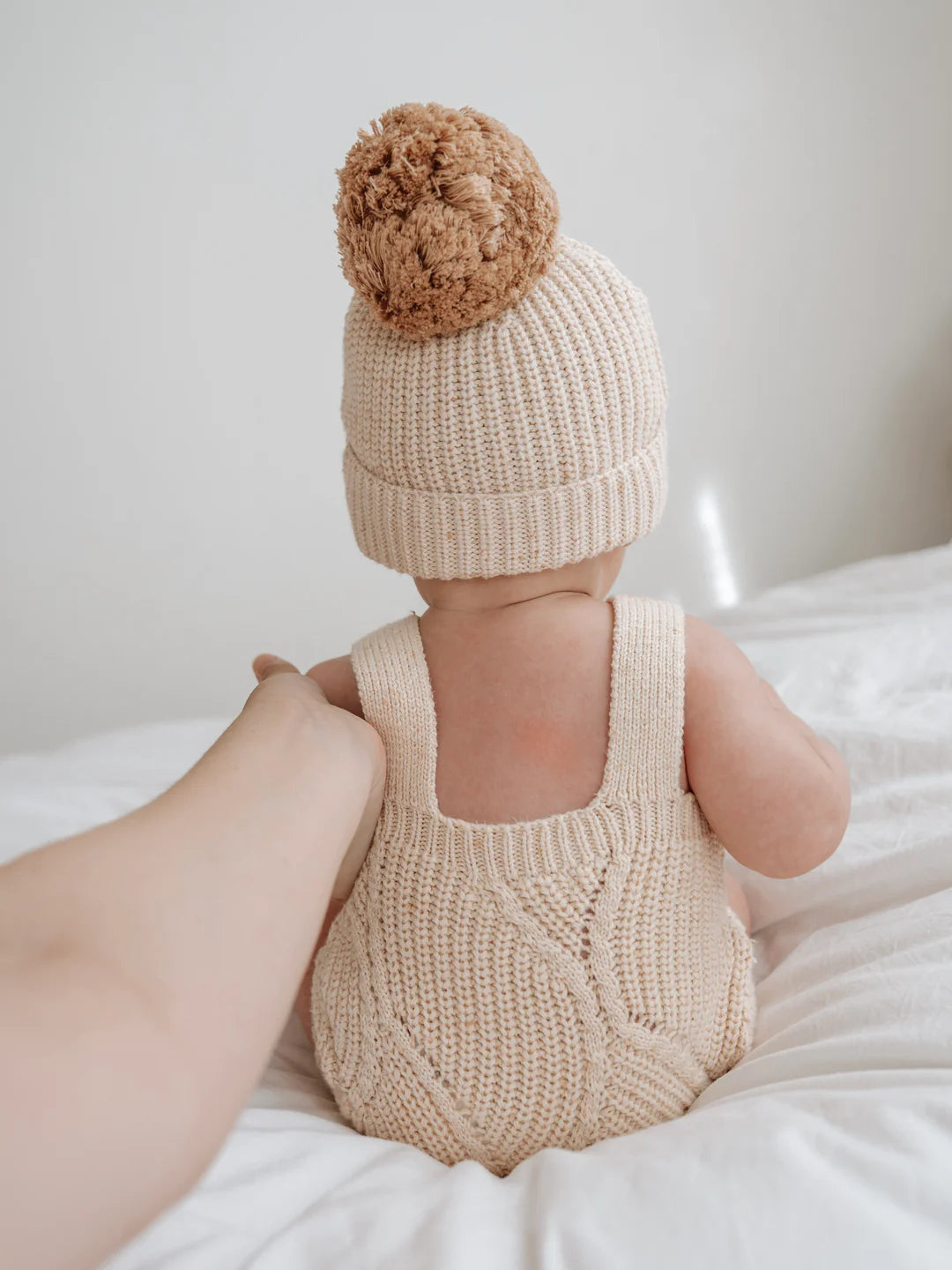 Ziggy Lou Romper Biscotti Fleck