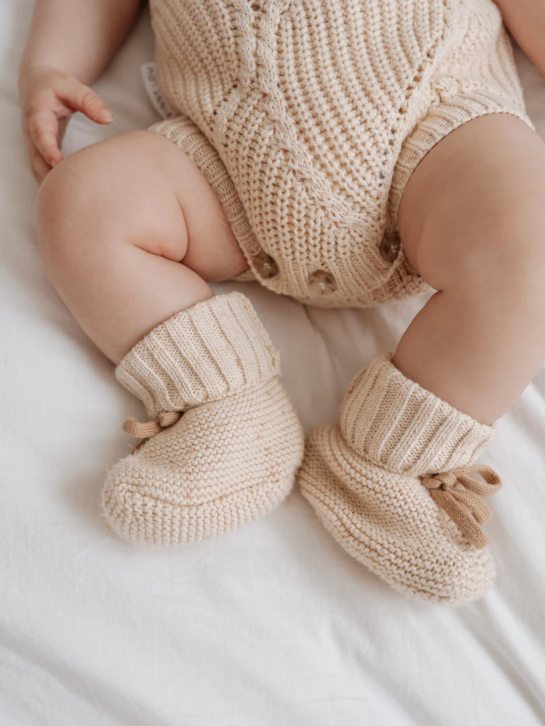 Ziggy Lou Romper Biscotti Fleck