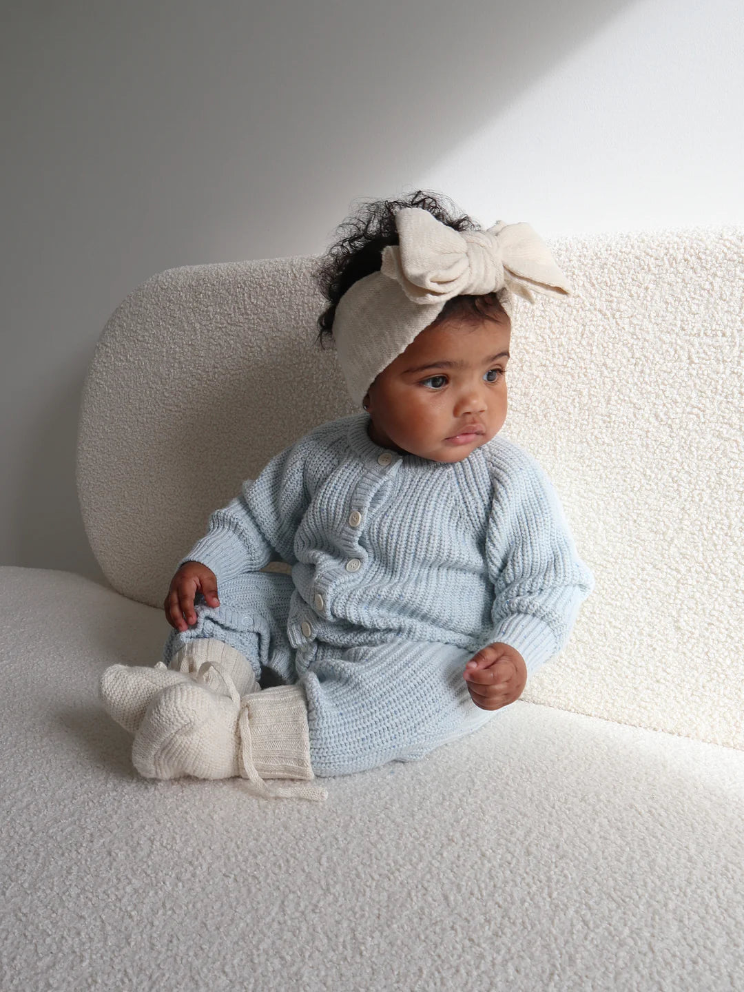 Ziggy Lou Classic Knit Romper Aero Fleck