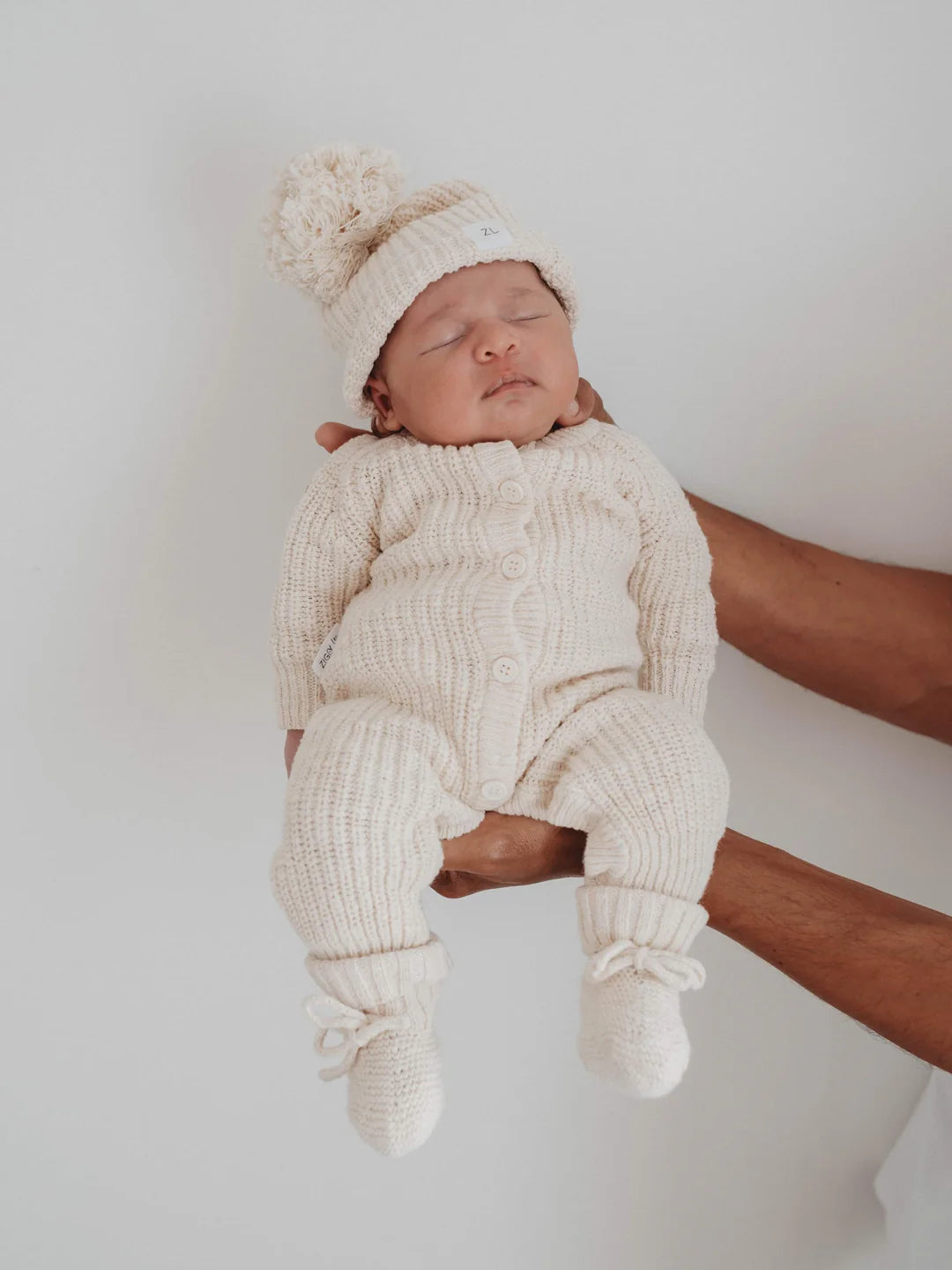 Ziggy Lou Classic Knit Romper Honey