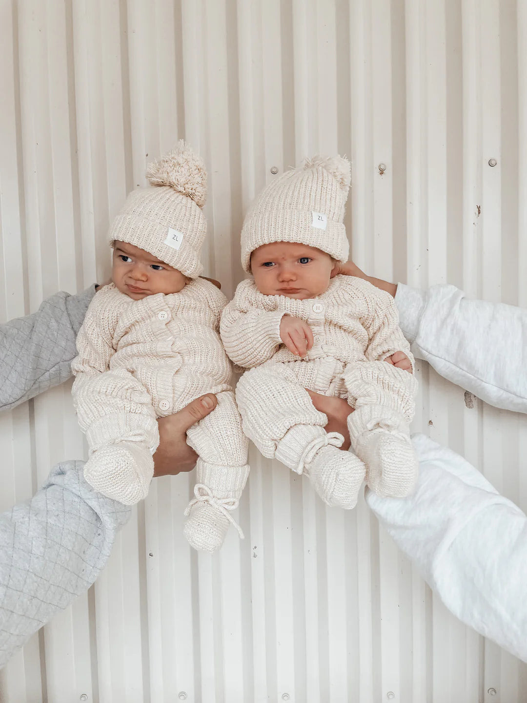 Ziggy Lou Classic Knit Romper Honey