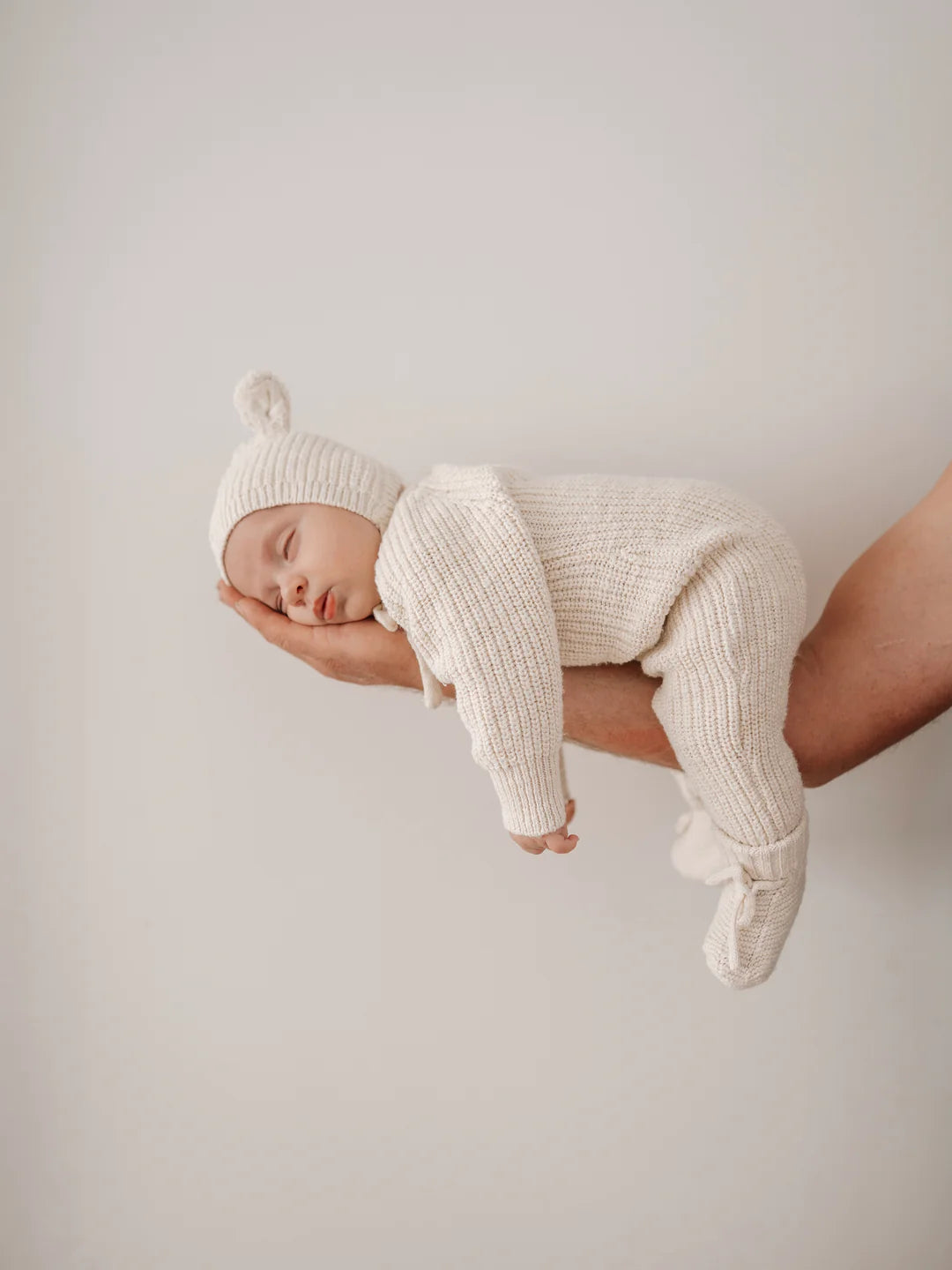 Ziggy Lou Classic Knit Romper Honey