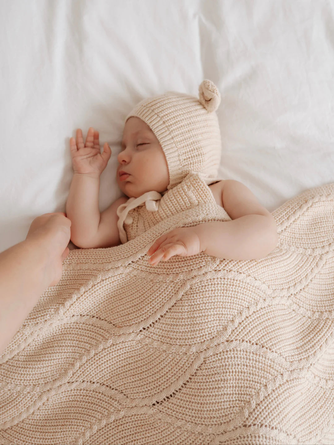 Ziggy Lou Blanket Biscotti Fleck