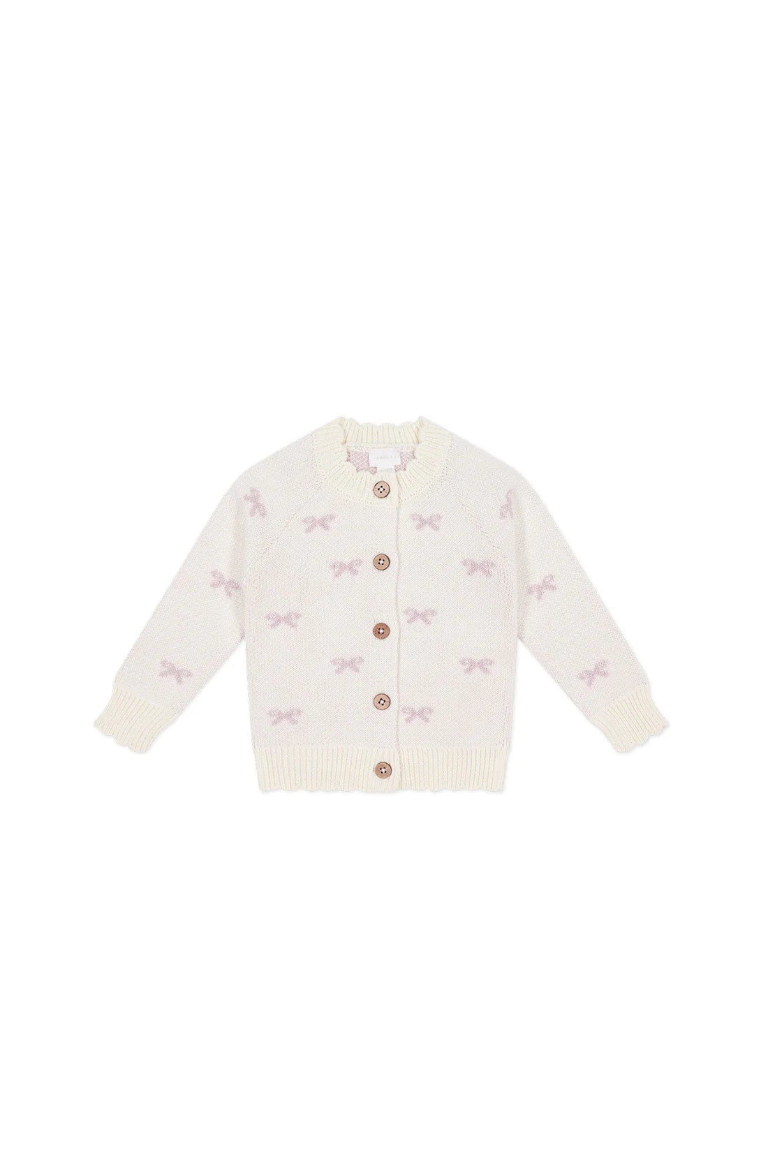 Jamie Kay Daisy Cardigan Ballet Bow Egret