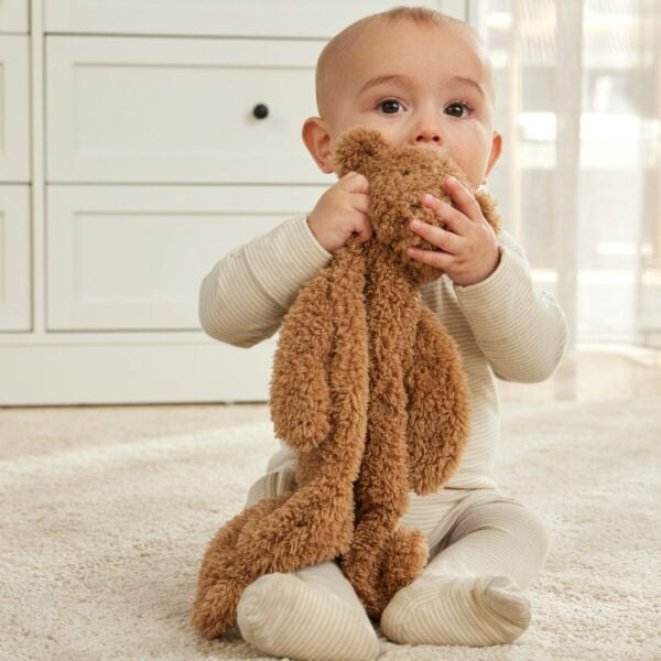 Jiggle & Giggle Cuddly Bear Comforter Cocoa
