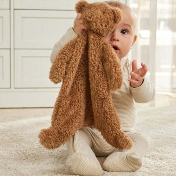 Jiggle & Giggle Cuddly Bear Comforter Cocoa
