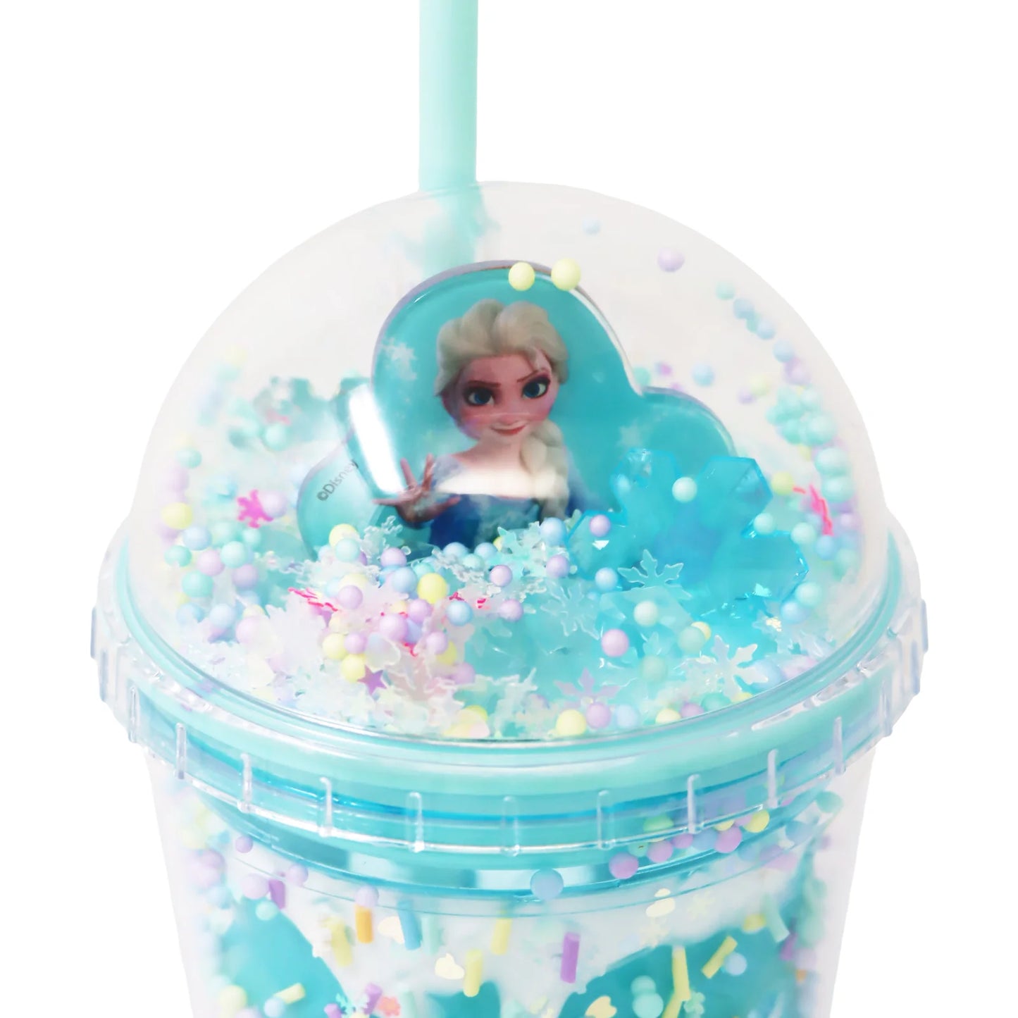 Pink Poppy Disney Frozen Drinking Cup Blue Dome