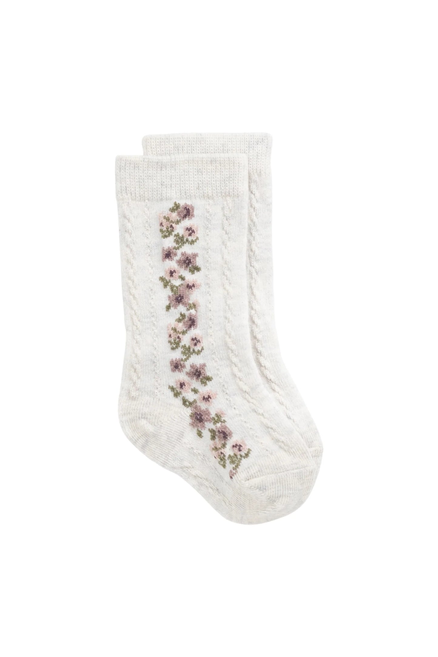 Jamie Kay Knee High Socks Cassie Oatmeal Marle
