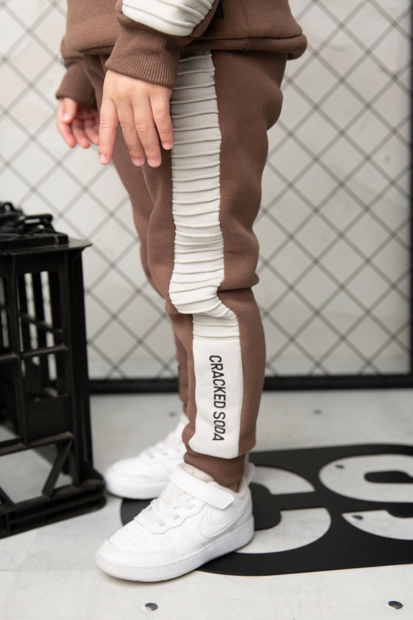 Cracked Soda Charlie Detailed Trackpants Coco