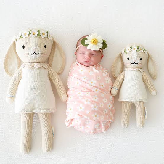 Cuddle + Kind Hannah the Bunny Ivory Little