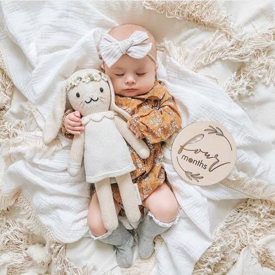 Cuddle + Kind Hannah the Bunny Ivory Little