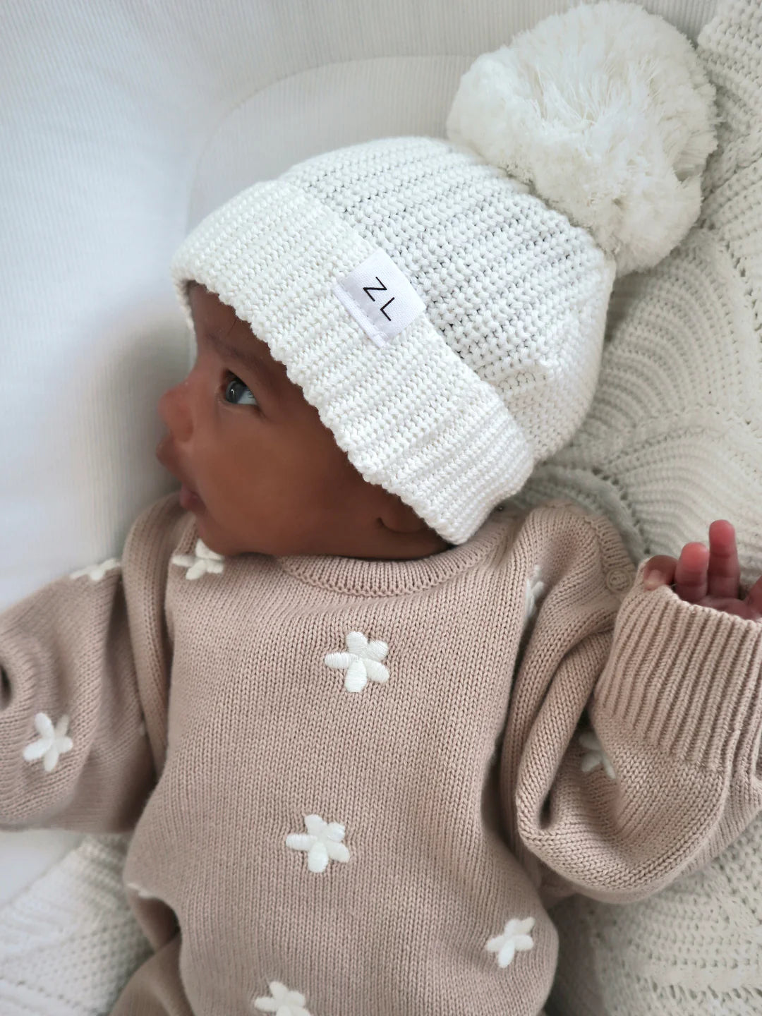 Ziggy Lou Beanie Milk