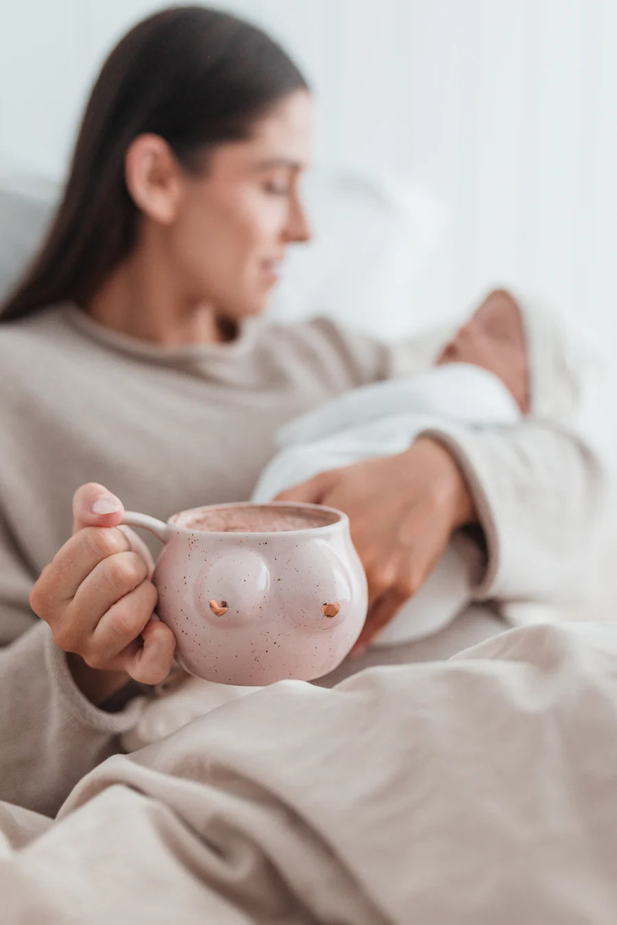 Made To Milk Boob Mug Pink