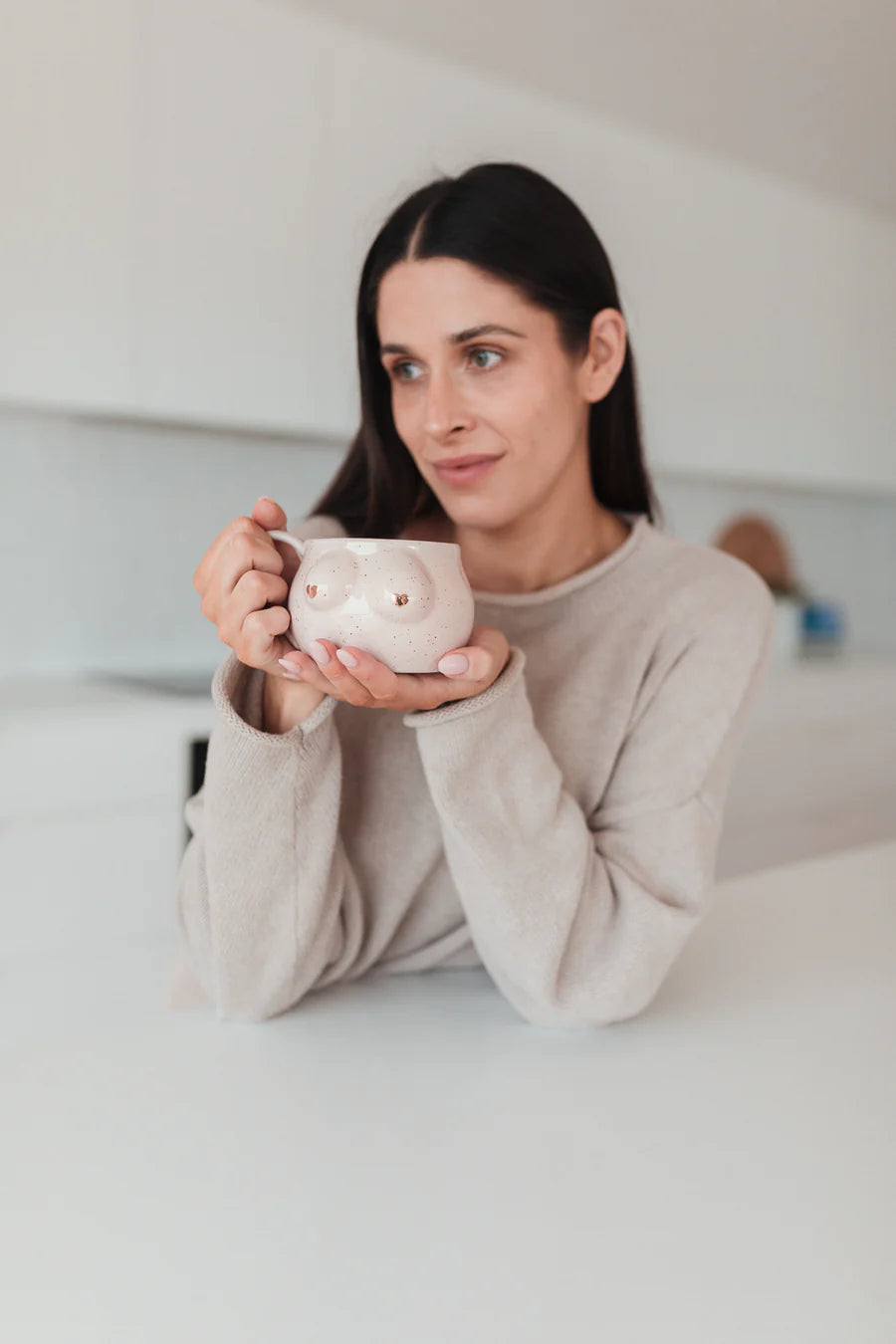 Made To Milk Boob Mug Pink