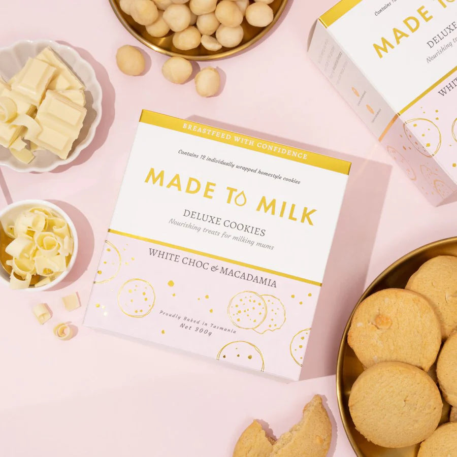 Made To Milk White Choc & Macadamia Lactation Cookie