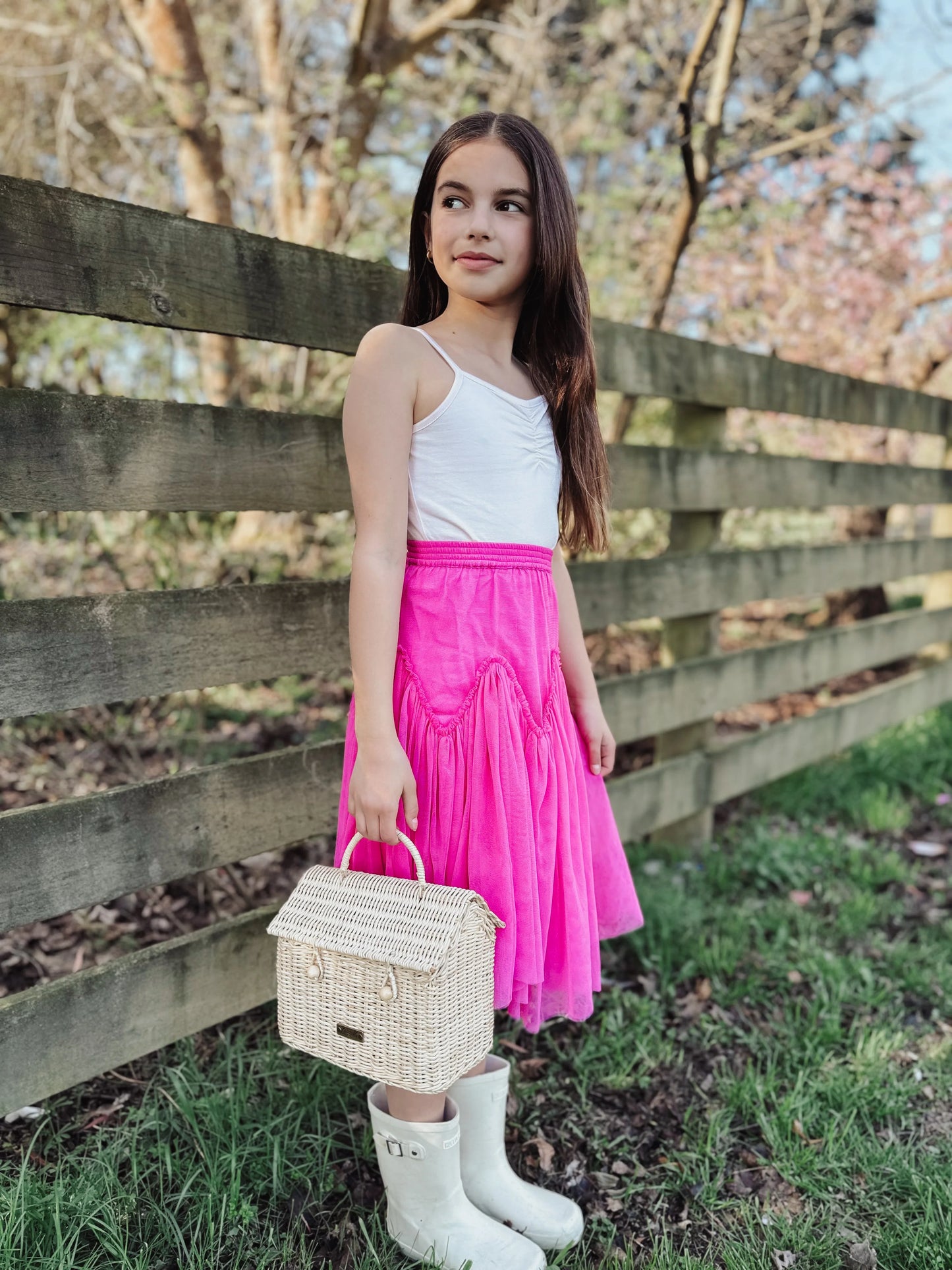 Peggy Harper Skirt Phlox Pink