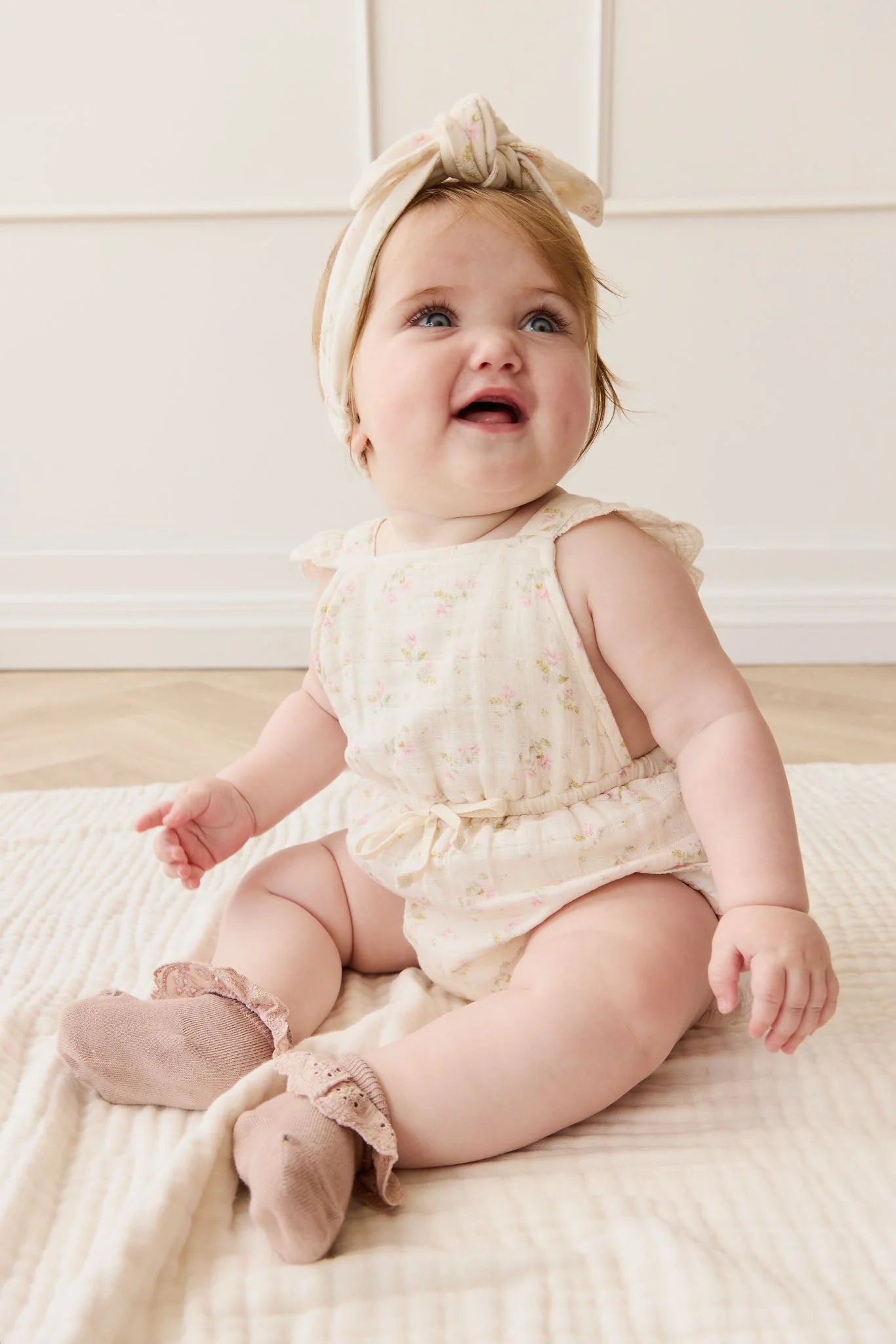 Jamie Kay Muslin Luciana Playsuit Emelia Pink