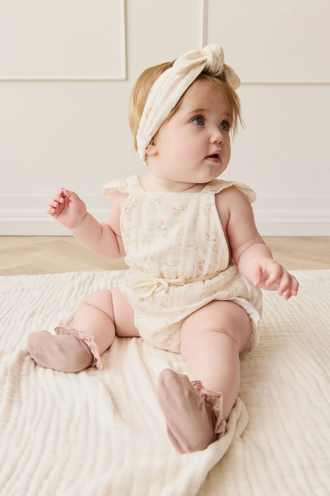 Jamie Kay Muslin Luciana Playsuit Emelia Pink