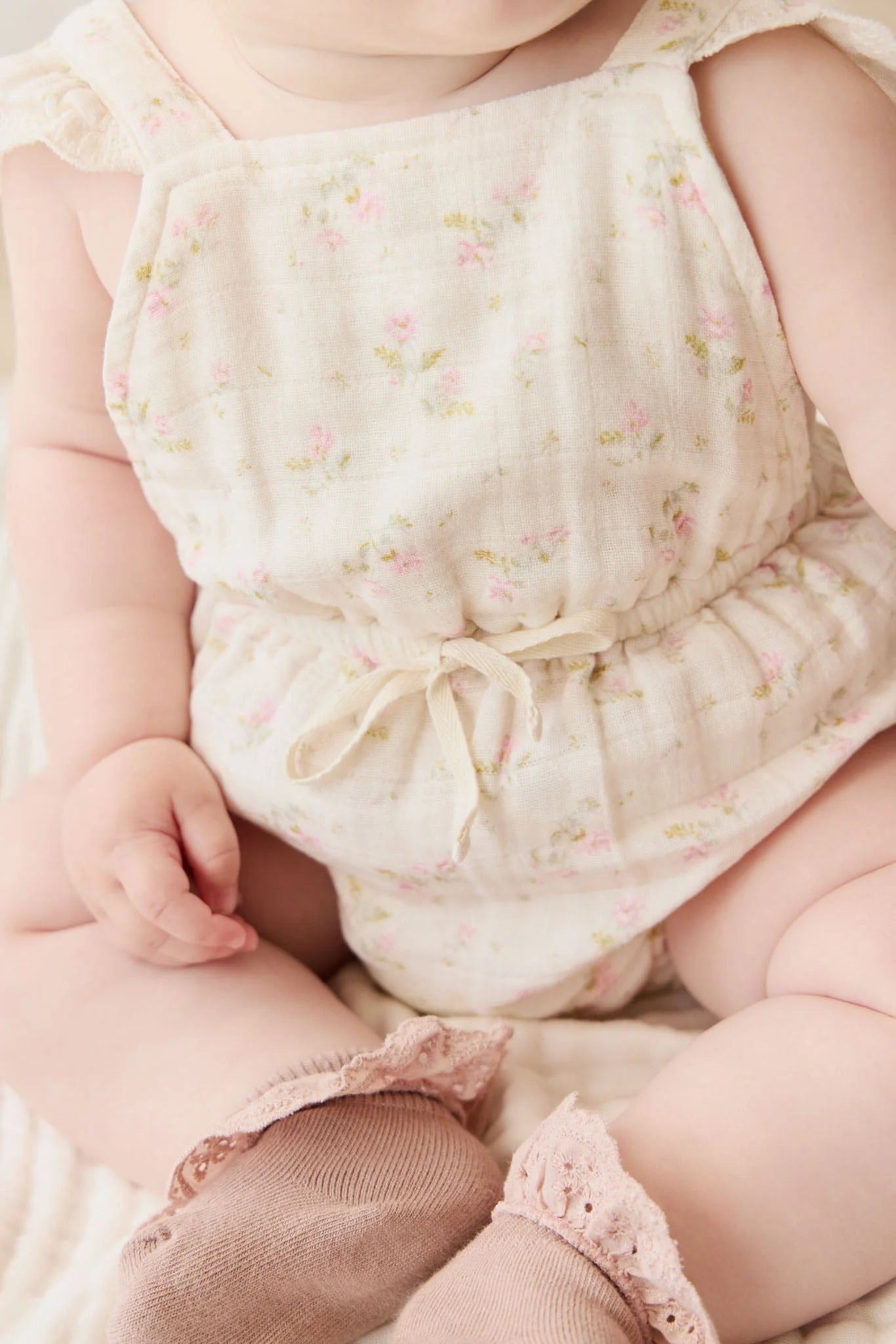 Jamie Kay Muslin Luciana Playsuit Emelia Pink