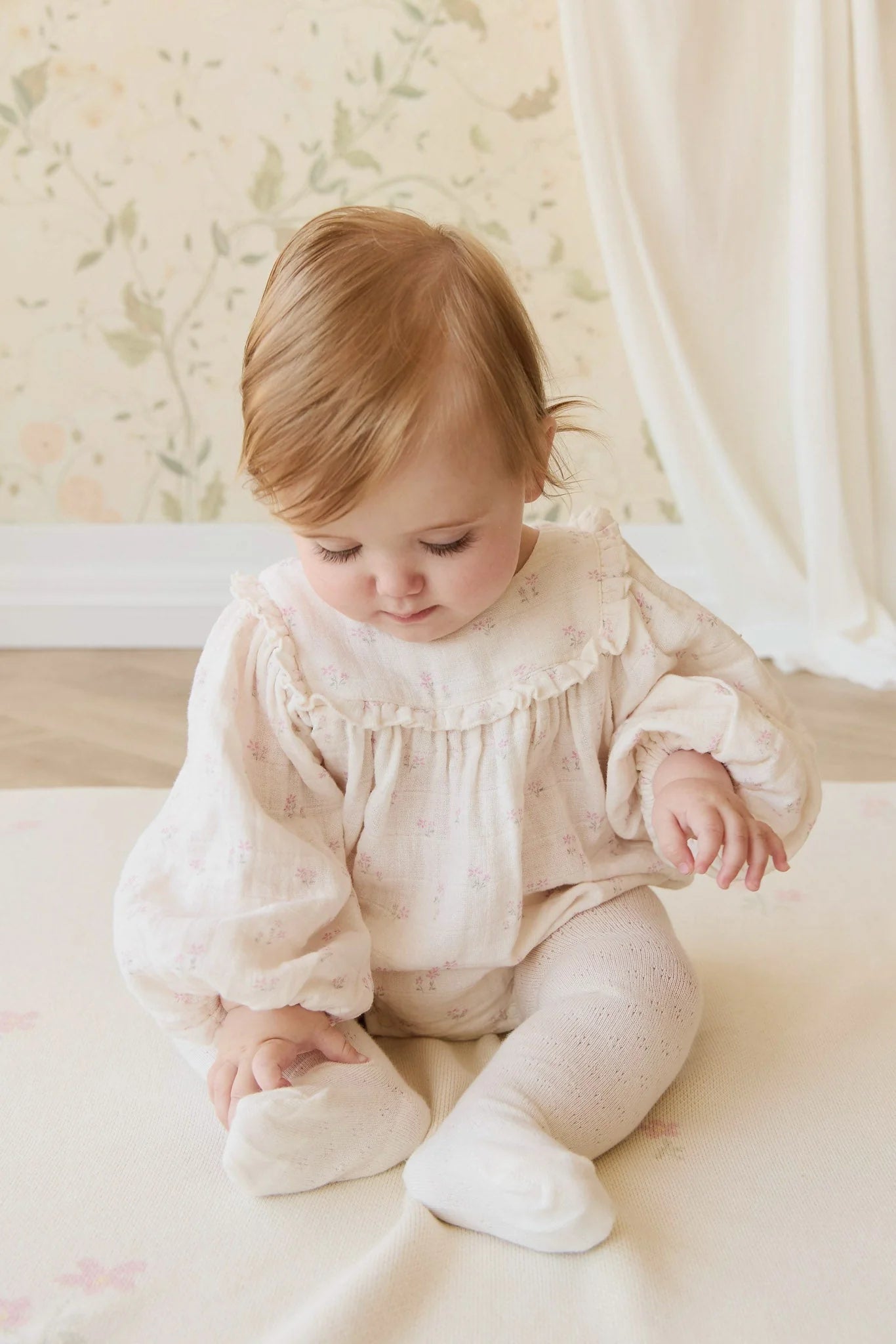 Jamie Kay Muslin Frances Playsuit Pauline Pink