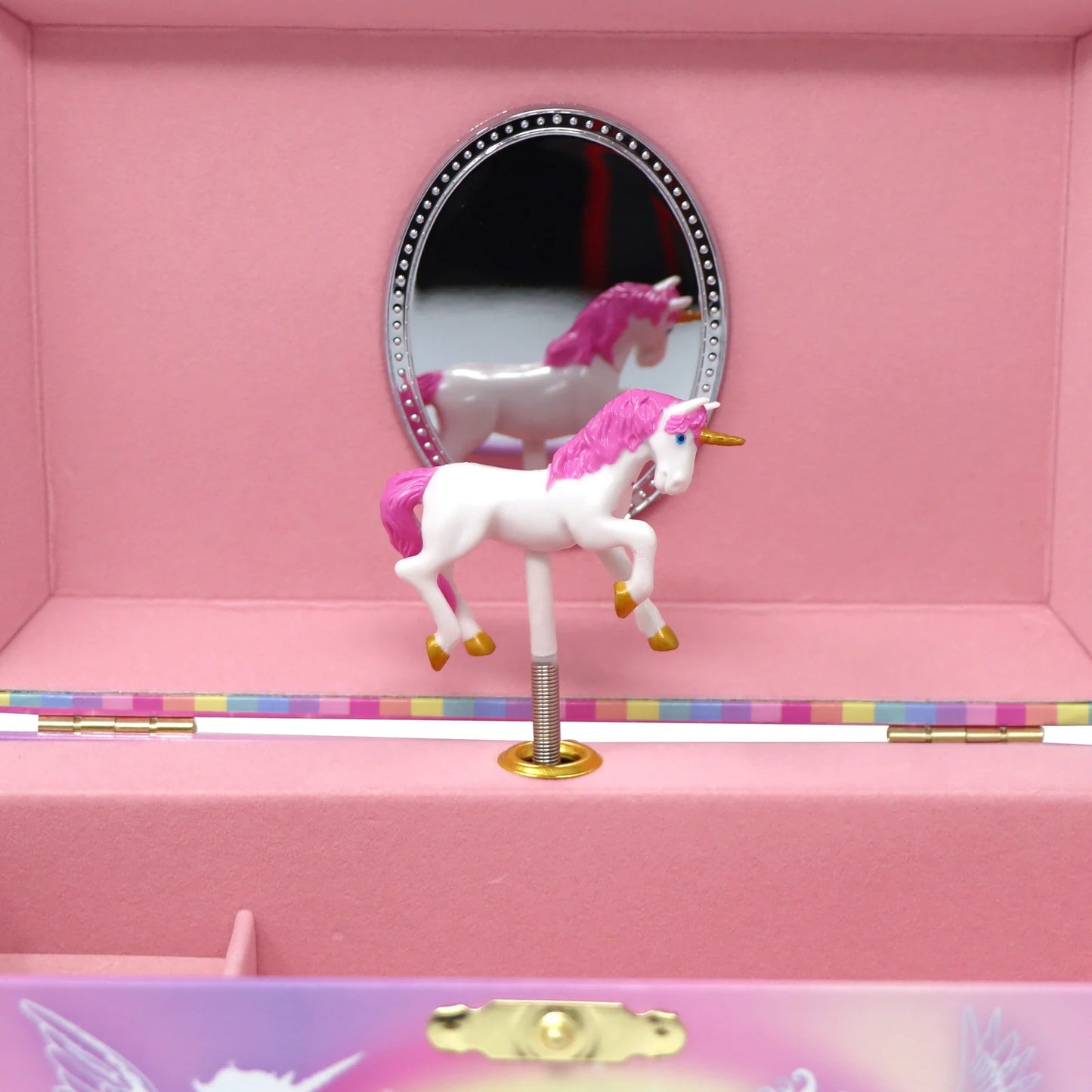 Pink Poppy Unicorn Dreamer Musical Jewellery Box Medium