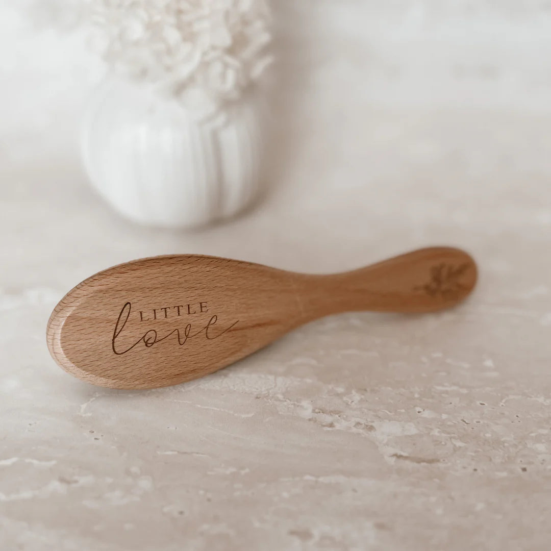 Blossom & Pear 'Little Love' Wooden Baby Brush