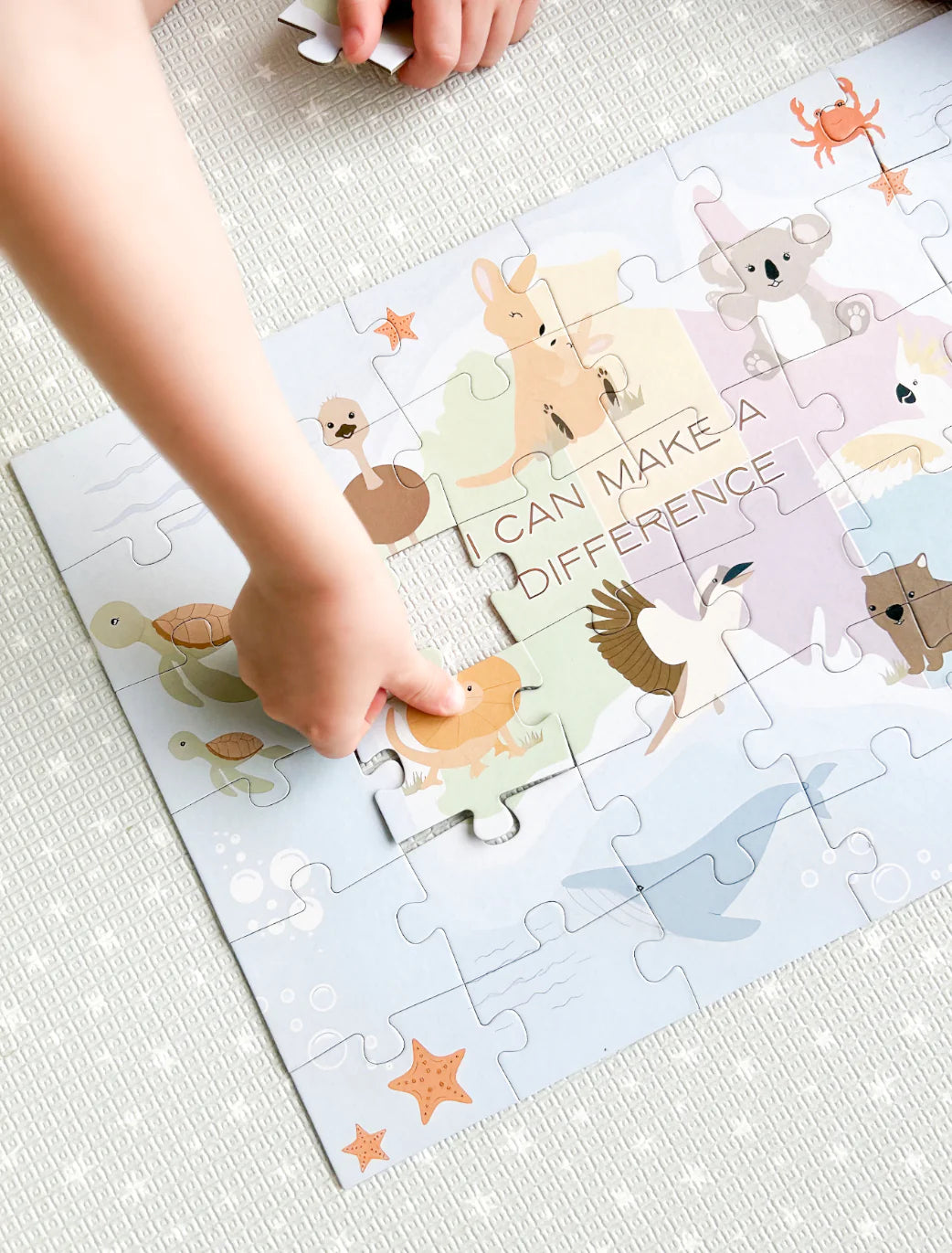 Winnie Parkes Australian Animals Affirmations Puzzle Double Sided