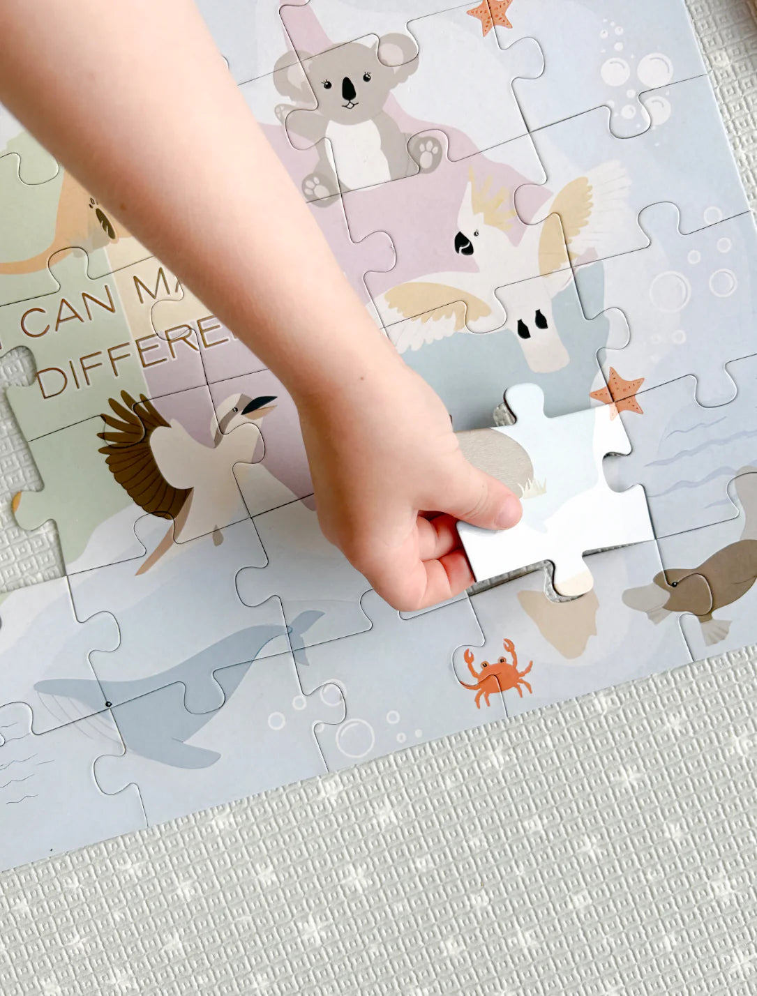 Winnie Parkes Australian Animals Affirmations Puzzle Double Sided