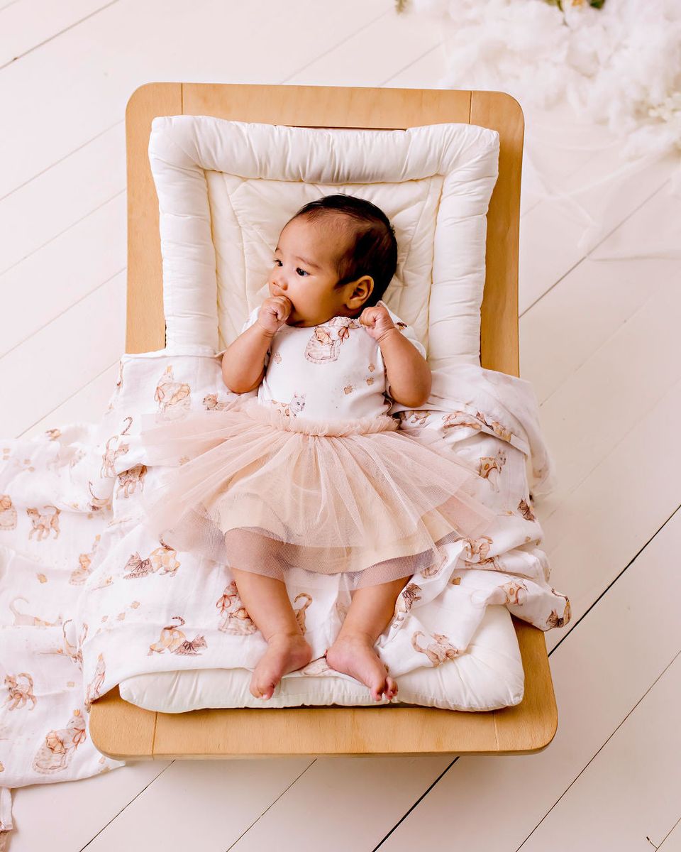Confetti Kidz Royal Whiskers Onesie Tutu Dress