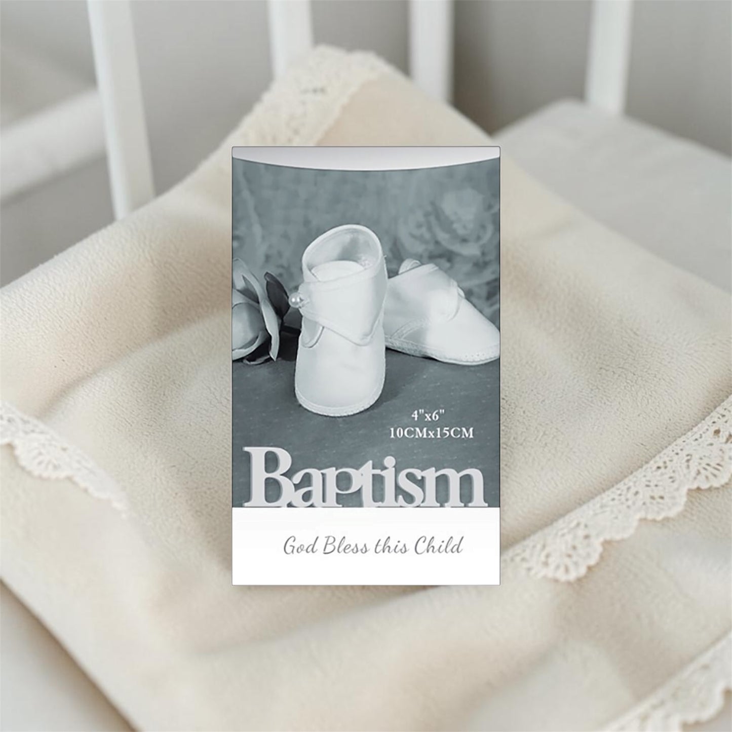 Russell Collection Baptism Shadow Photo Frame
