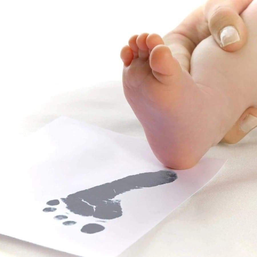 Blossom & Pear Black Ink-less Hand and Foot Print Kit