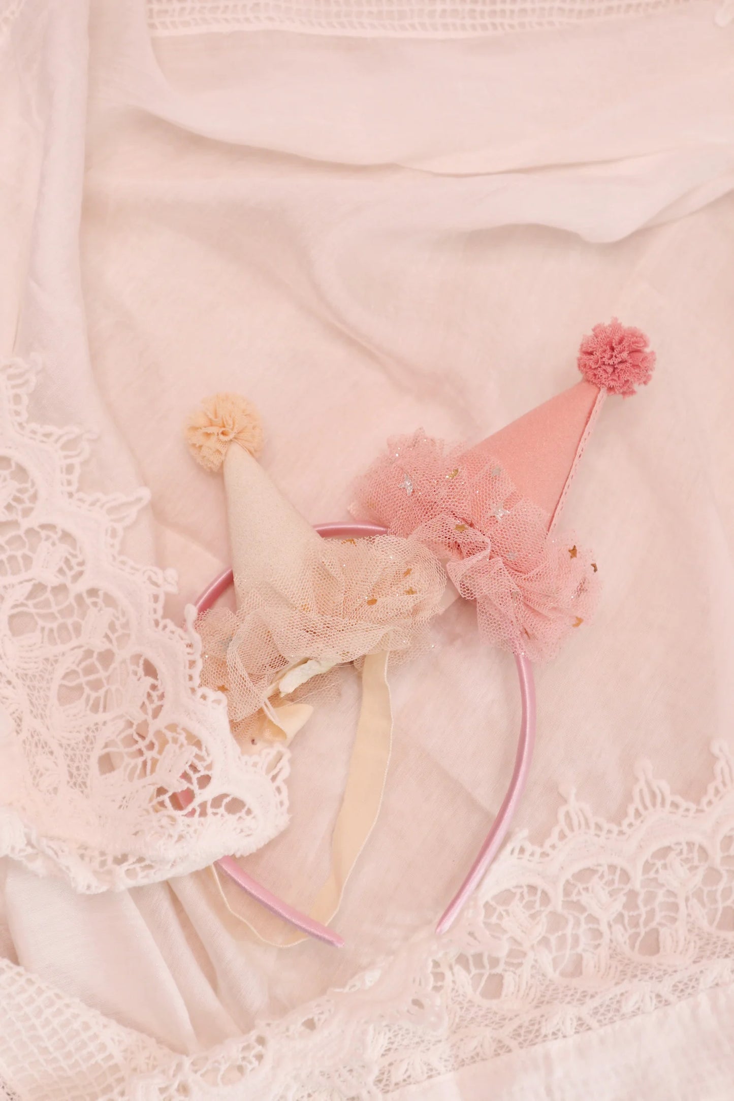 Miss Rose Sister Violet Baby Party Hat Bands