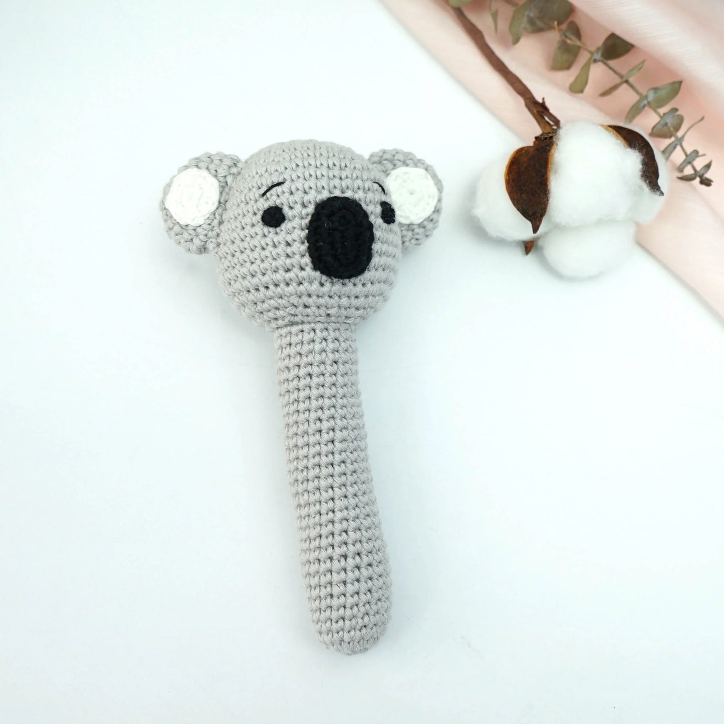 Petite Vous Crochet Hand Rattle Kali Koala