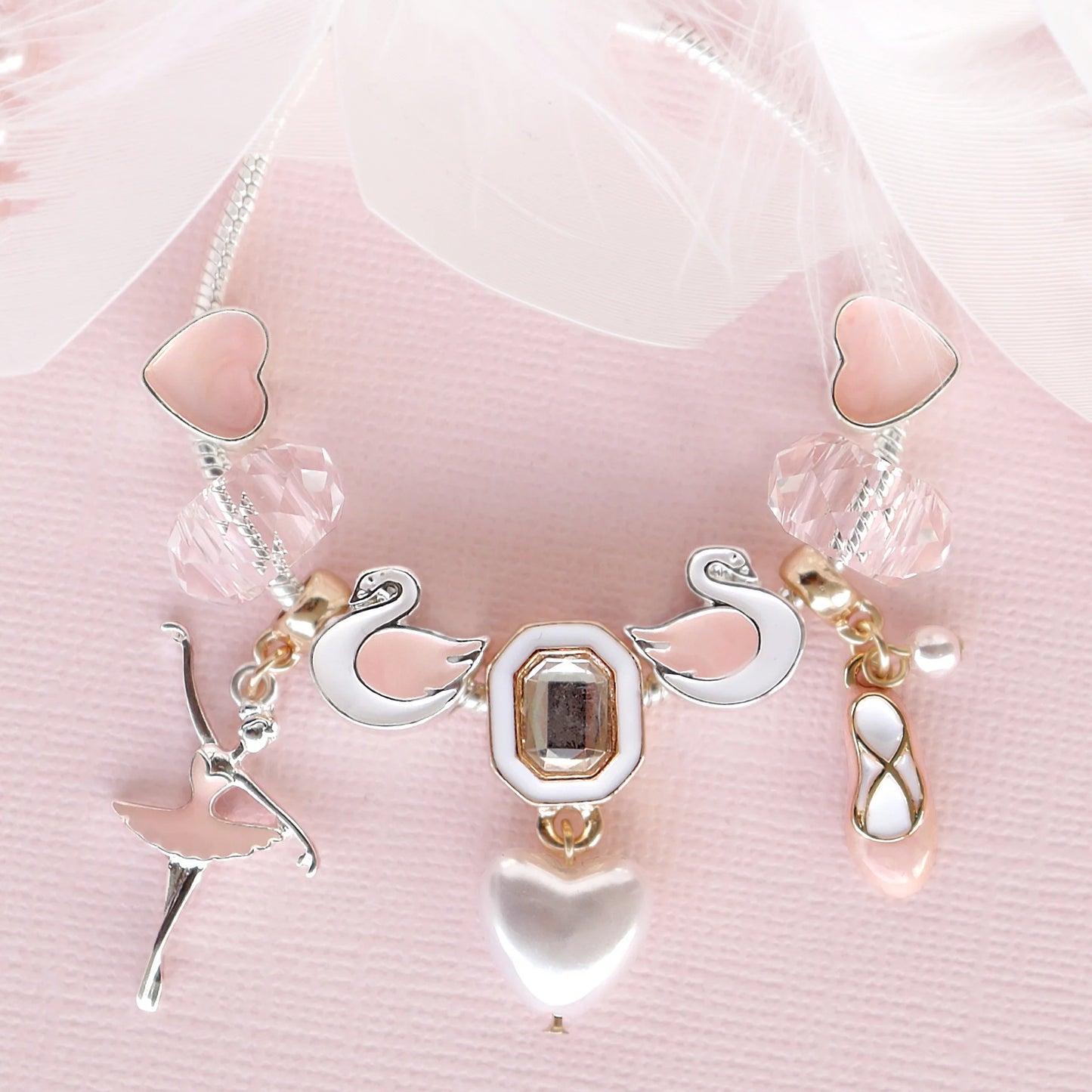 Lauren Hinkley Swan Lake Charm Bracelet