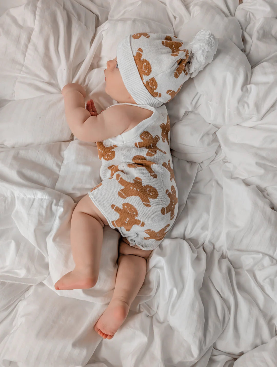 Blossom & Pear Gingerbread Knit Playsuit