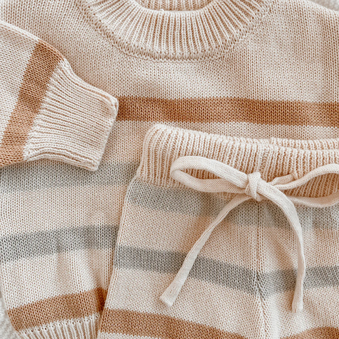 Blossom & Pear Dune Knit 2 Piece Set Long Sleeve