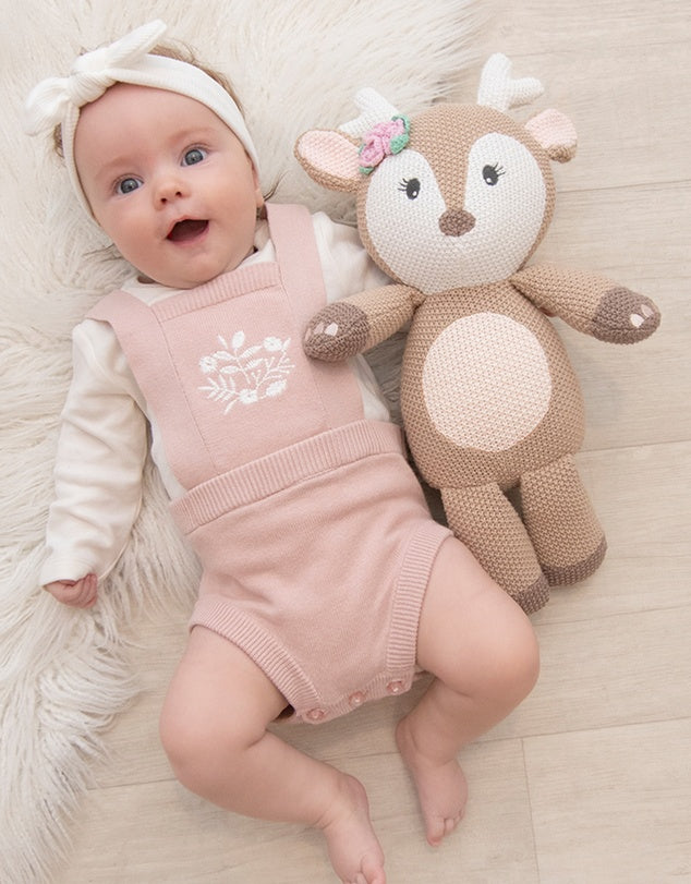 Living Textiles Ava the Fawn Knitted Toy