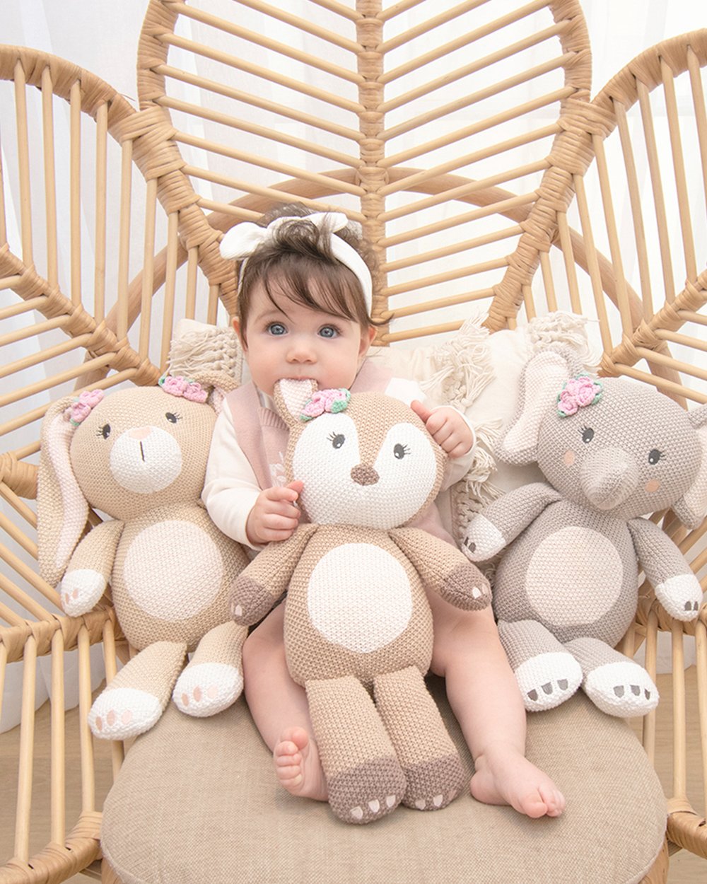 Living Textiles Ava the Fawn Knitted Toy