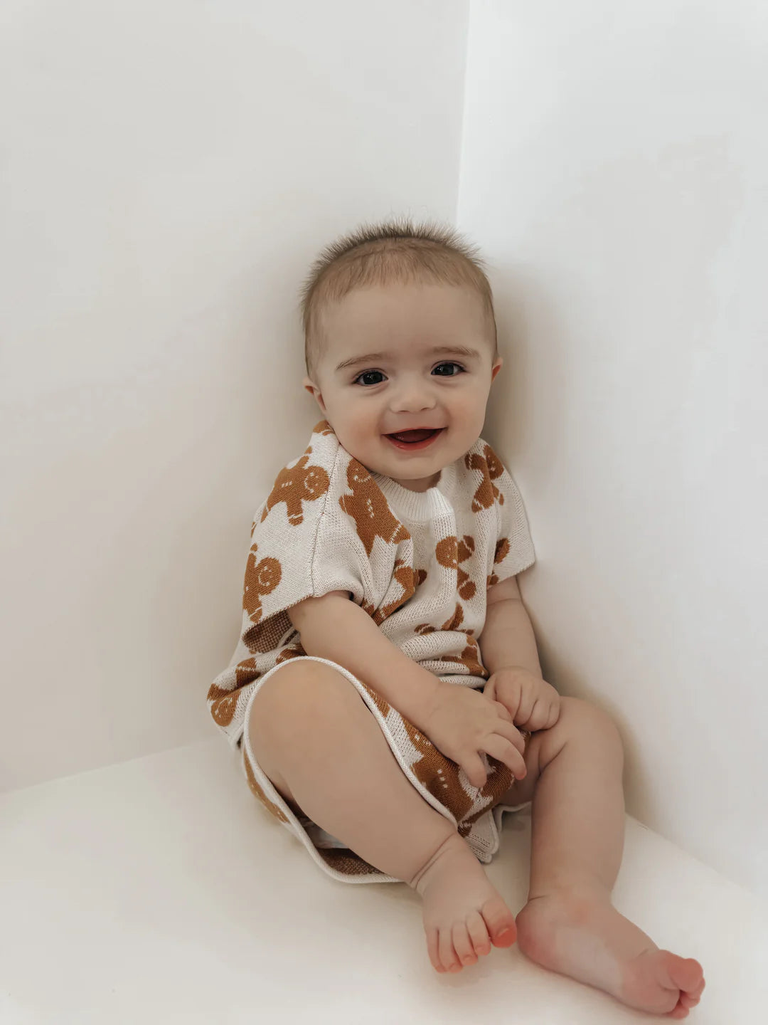 Blossom & Pear Gingerbread Knit Set Short Sleeve