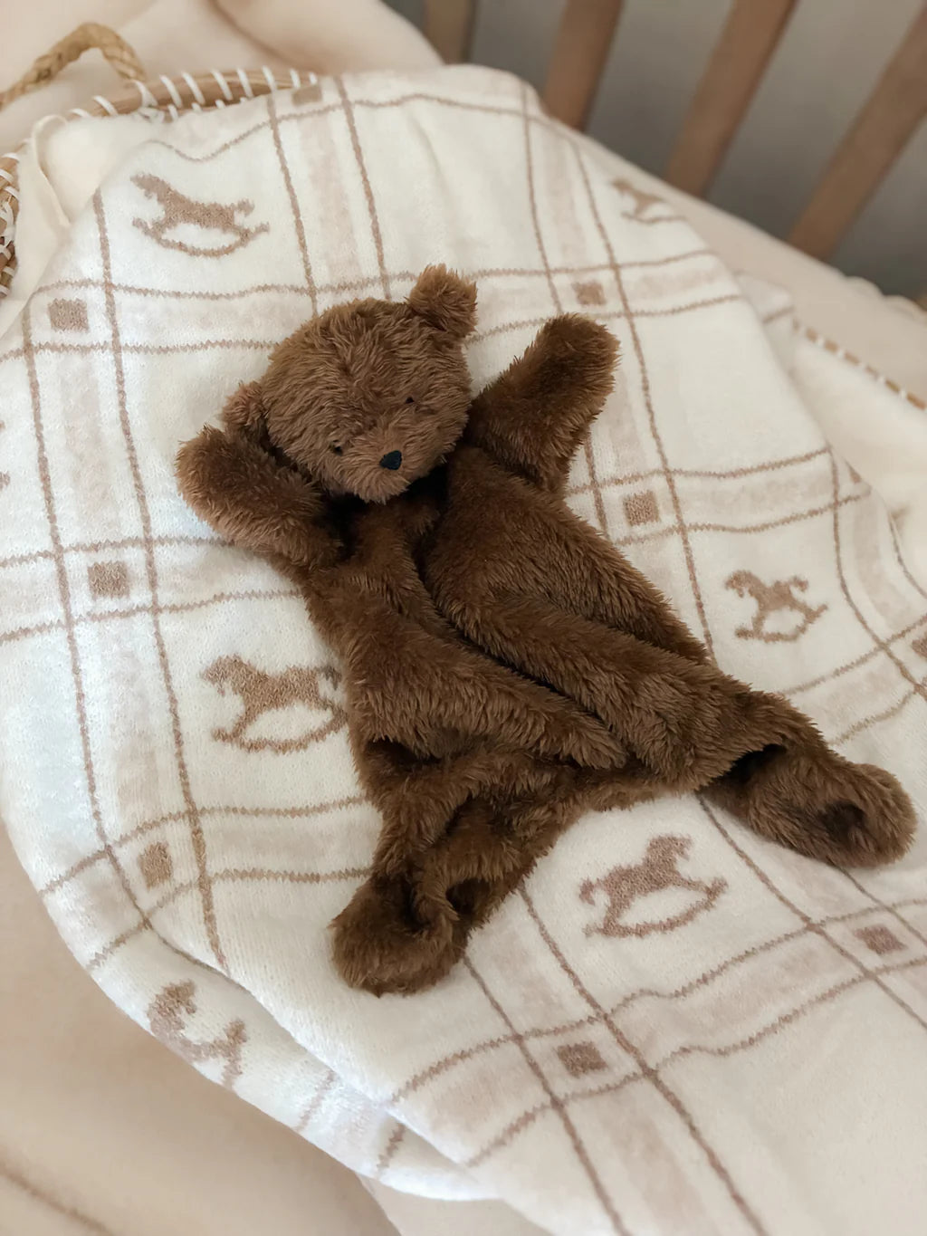 Pop Ya Tot Little Ted Comforter Toy