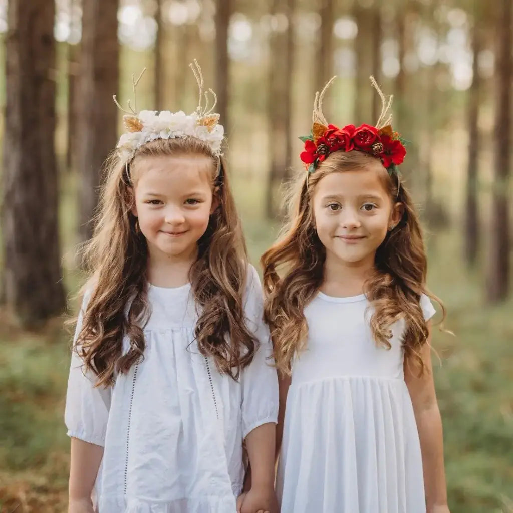 ArchNOllie Woodlands Reindeer Blossom Headband