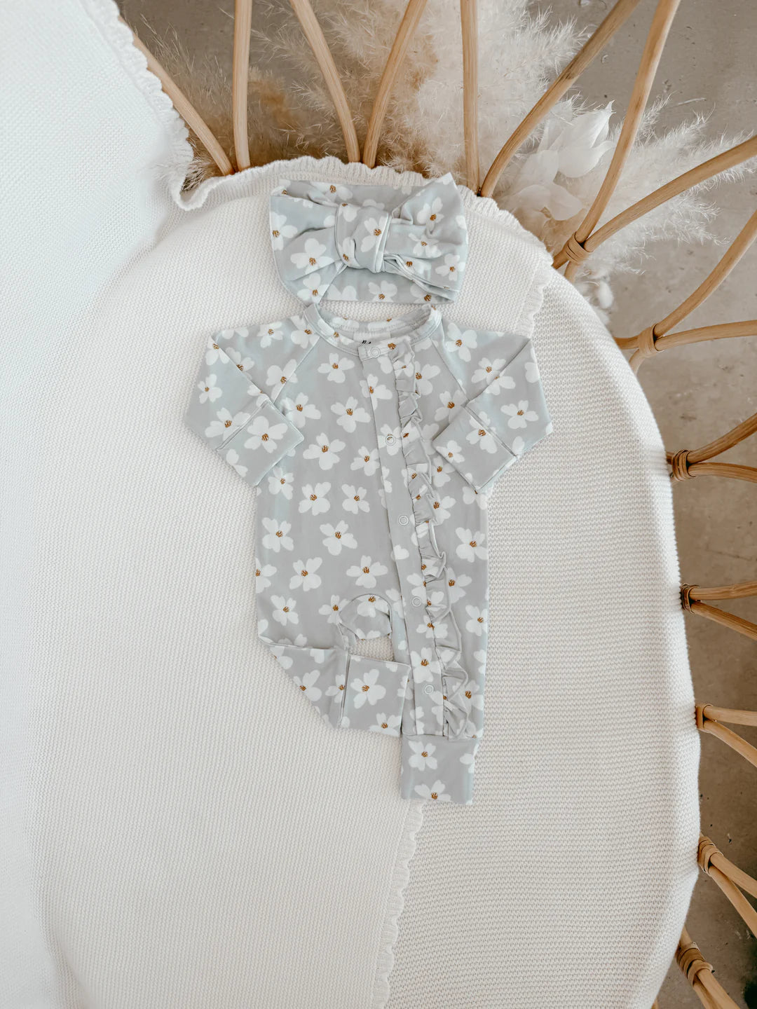 Blossom & Pear Cotton Topknot Headband Daisy Dreams