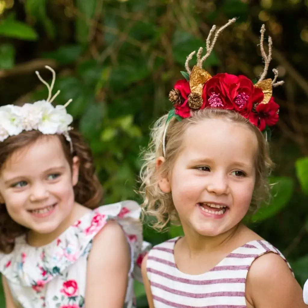 ArchNOllie Woodlands Reindeer Blossom Headband