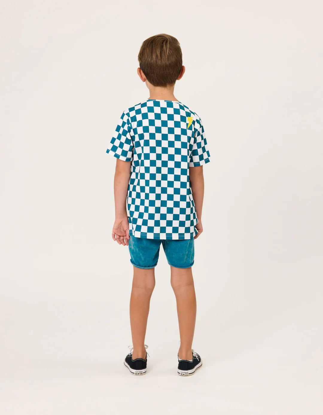 Radicool Kids Smiley Chequerboard Tee