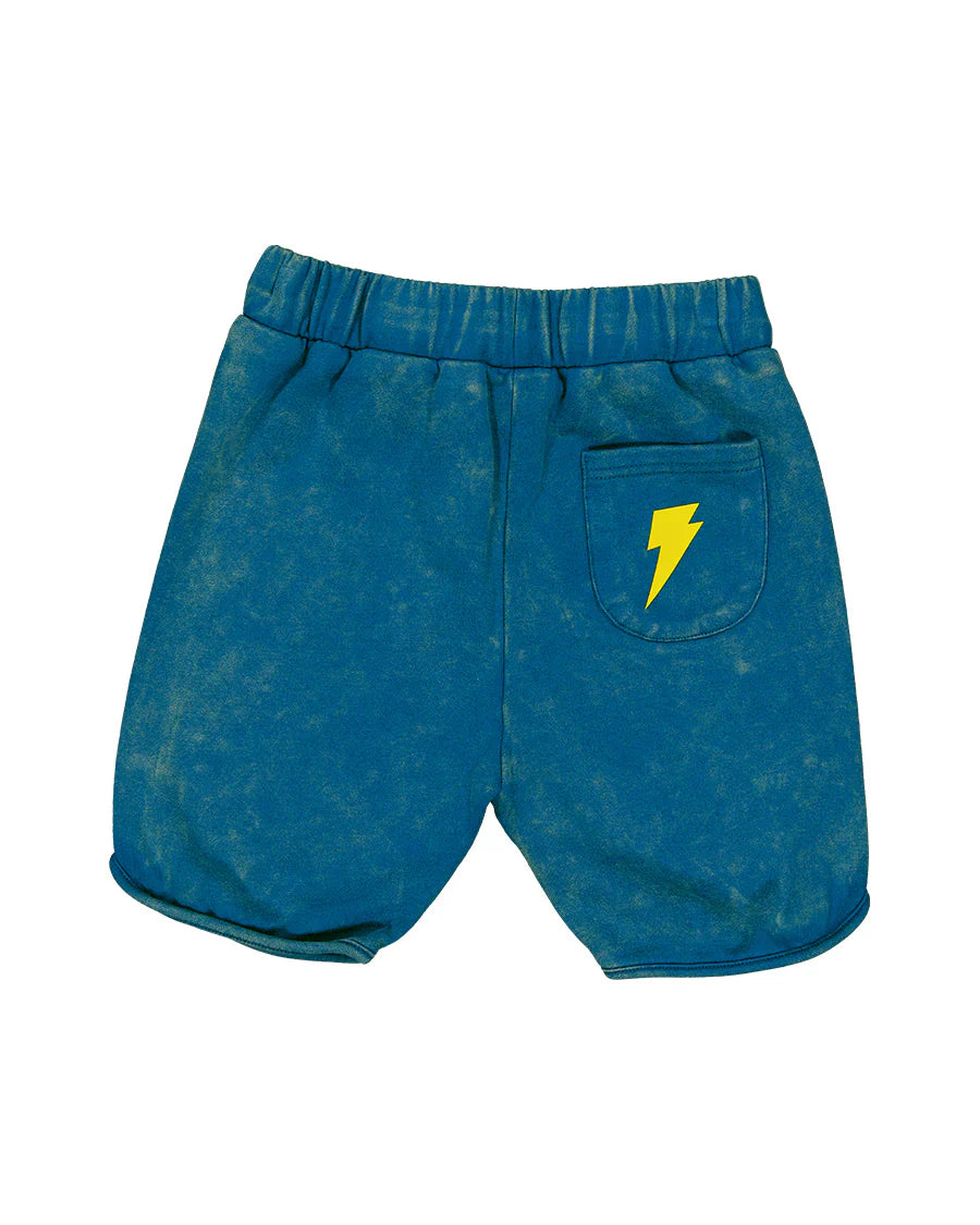 Radicool Kids Petrol Acid Wash Shorts