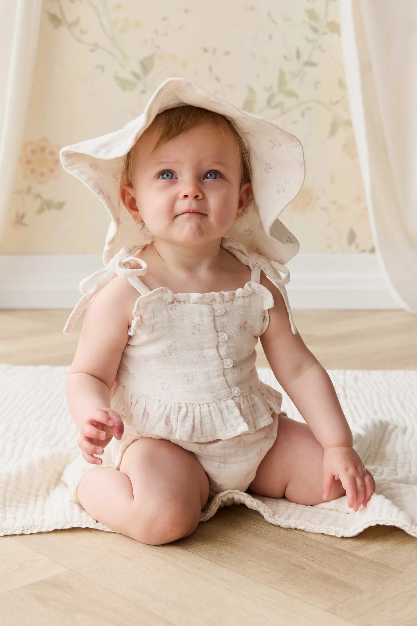 Jamie Kay Muslin Noelle Hat Pauline Pink