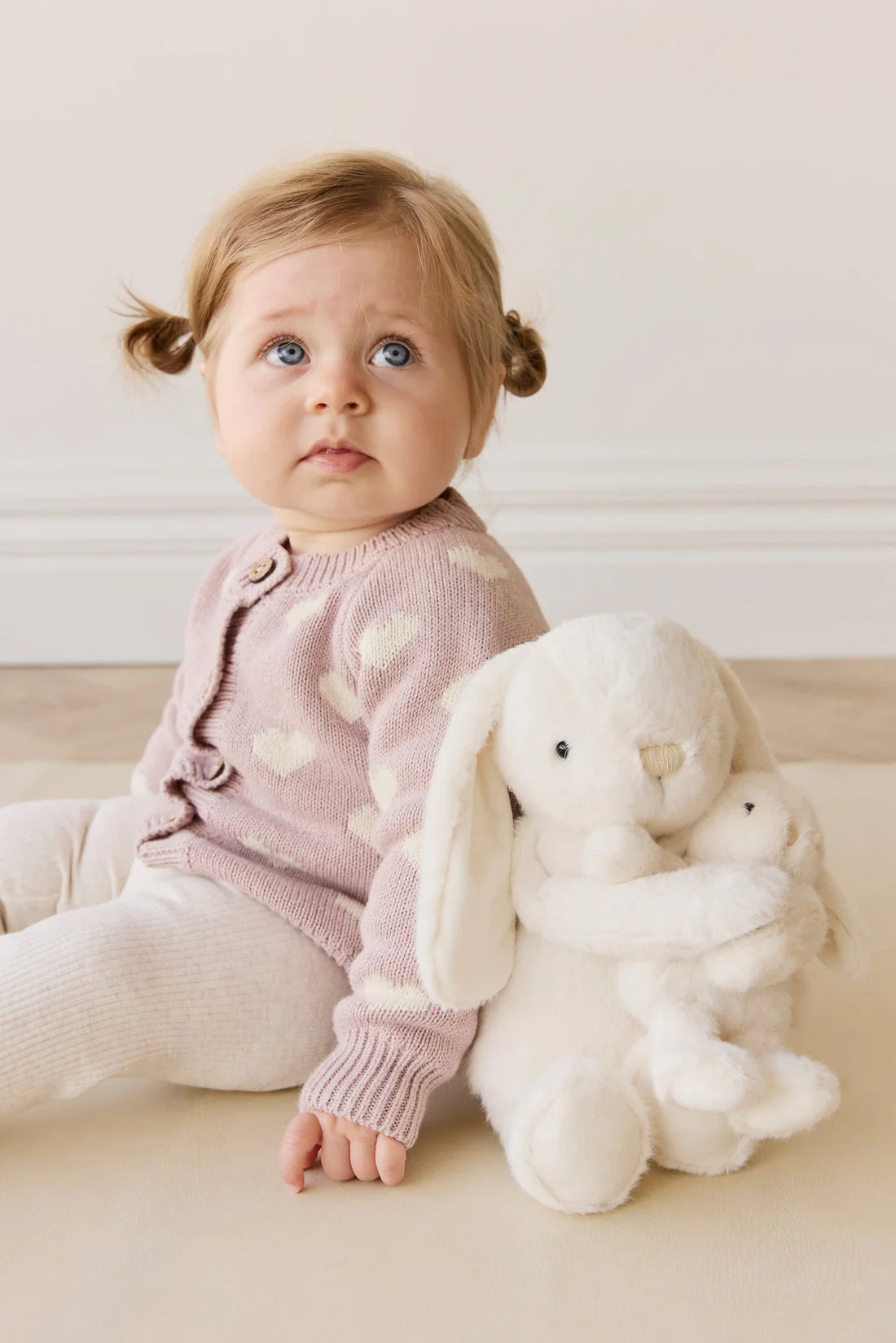 Jamie Kay Snuggle Bunnies Frankie the Hugging Bunny Marshmallow