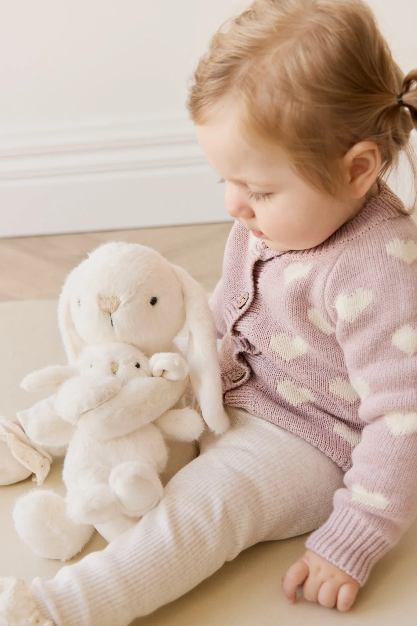 Jamie Kay Snuggle Bunnies Frankie the Hugging Bunny Marshmallow