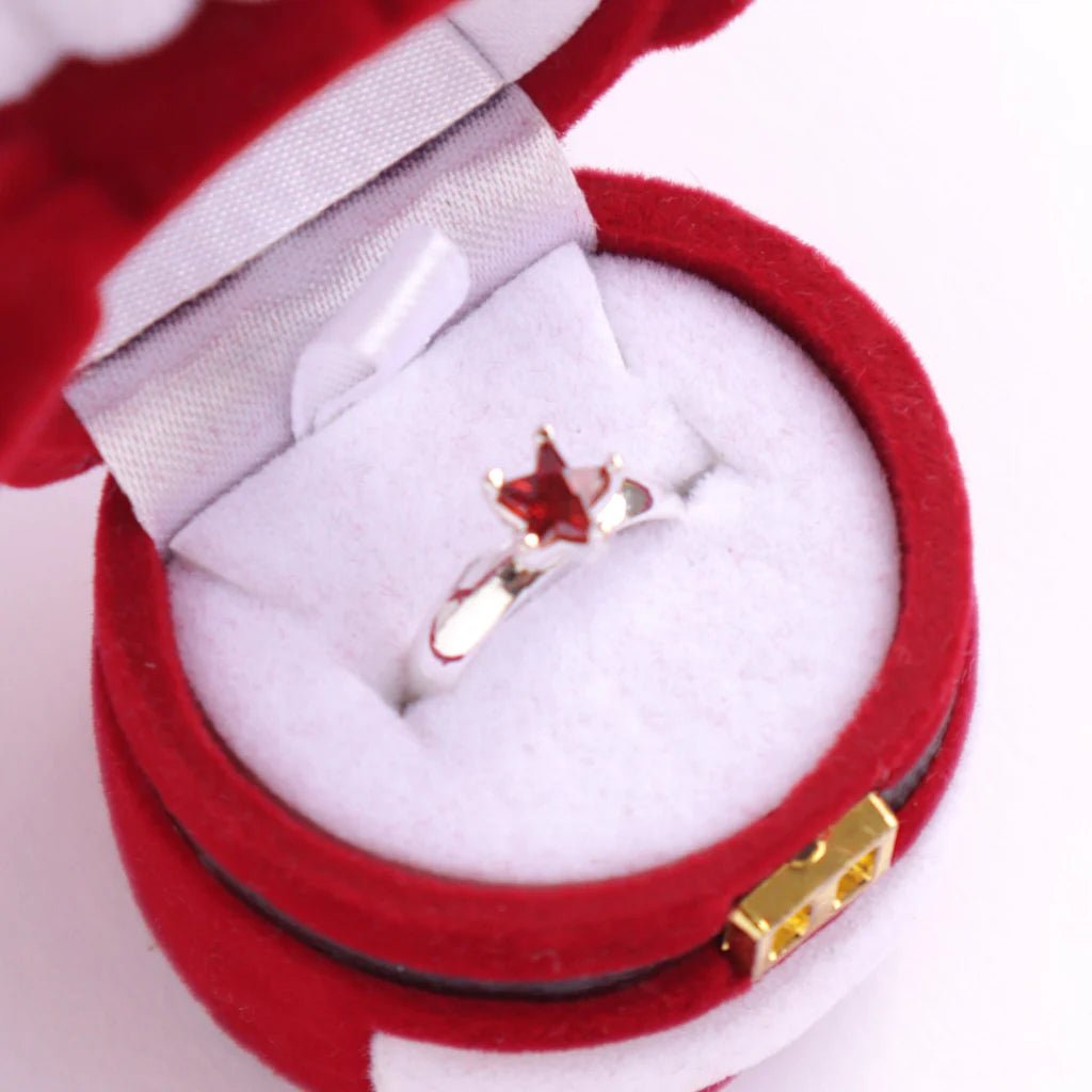 Lauren Hinkley Red Starry Ring in Santa Box
