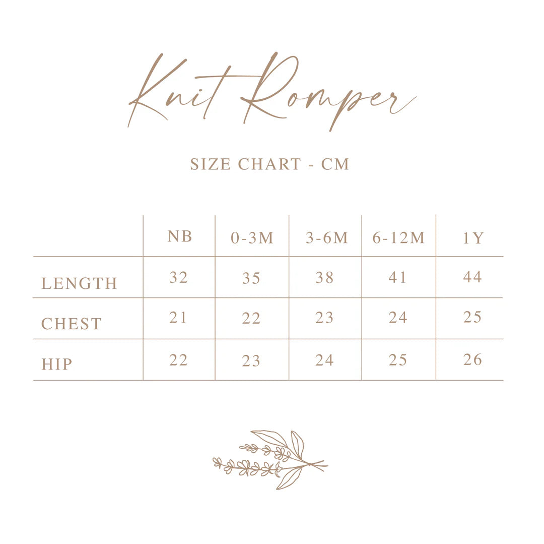 Blossom & Pear Powder Blue Singlet Mini Knit Romper